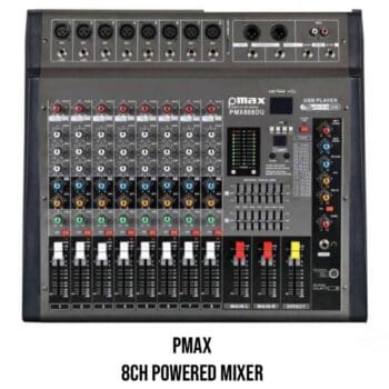 PMAX 8CH Powered Mixer