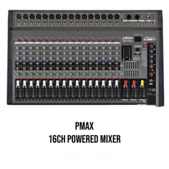 Powerful PMax 16CH Powered Mixer