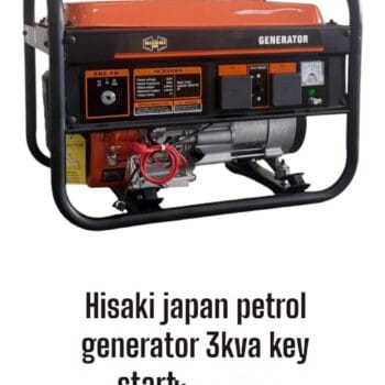 Hisaki Japan Petrol Generator 3kva (key start)