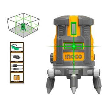 INGCO Self-leveling line laser(Green laser beams) HLL305205