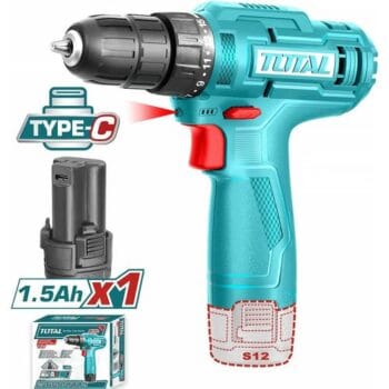 Strong Total Lithium-Ion cordless drill 12V
