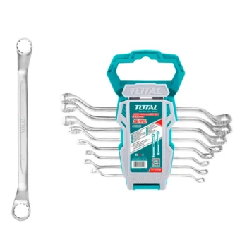 Total 8pcs offset ring spanner set Size:6-22mm