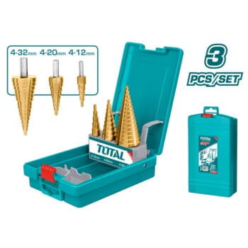 Quality Total Step drill bit set 3 pcs