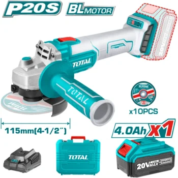 Quality Total Lithium-Ion angle grinder 20v TAGLI2011587