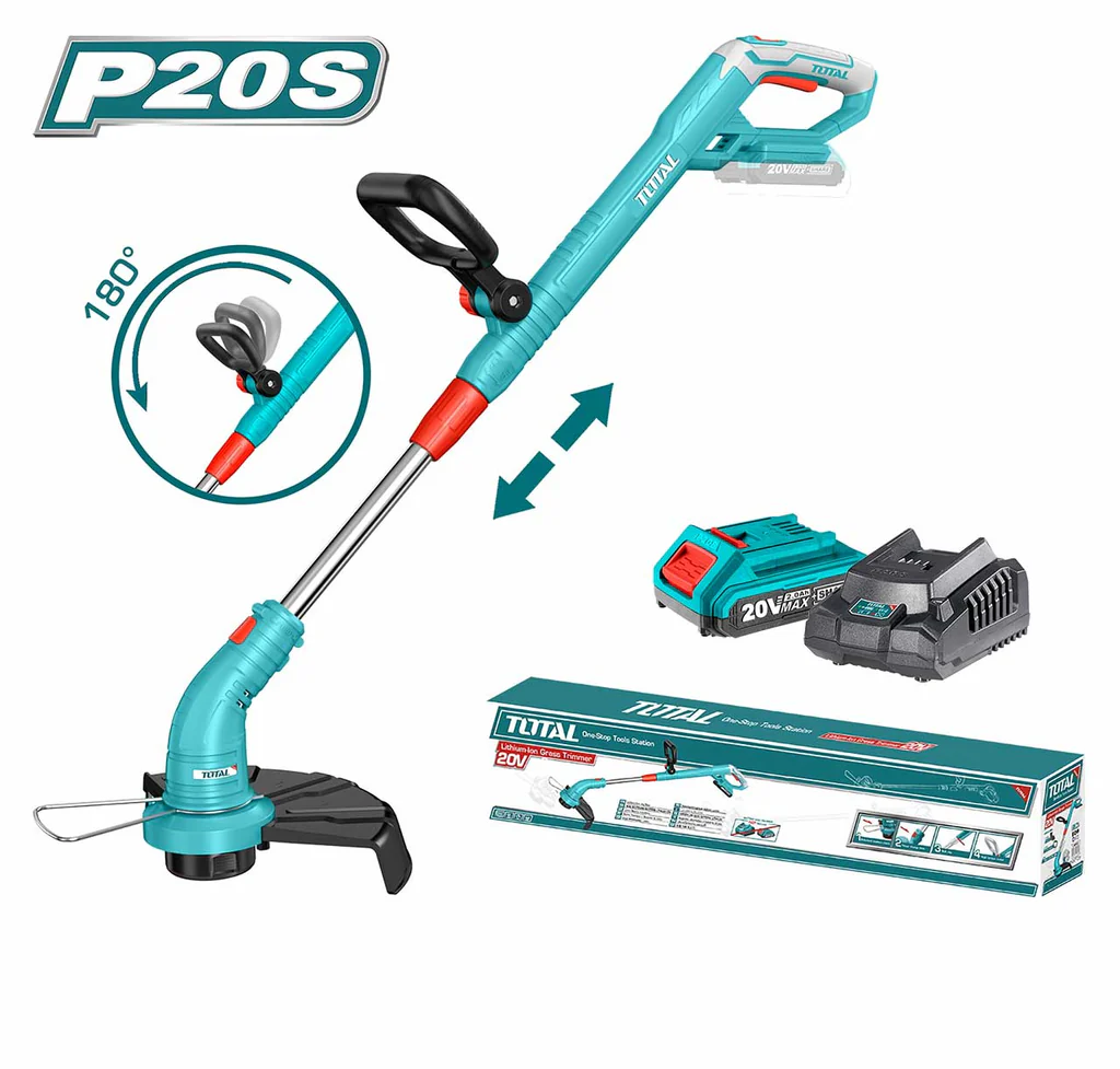 TGTLI20301-i2_1024x Quality Total Lithium-ion grass trimmer 20v TGTLI20301 - Image 1