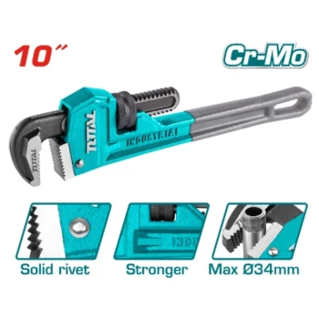 Total Pipe wrench Size:10"(250mm)