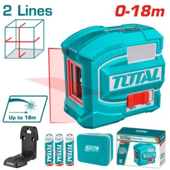 Total Self-leveling line laser :0~18m