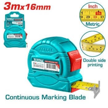 Strong Total Steel measuring tape 3mx16mm