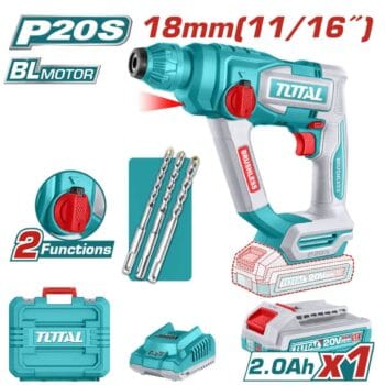 Powerful Total Cordless rotary hammer 20V TRHLI201881