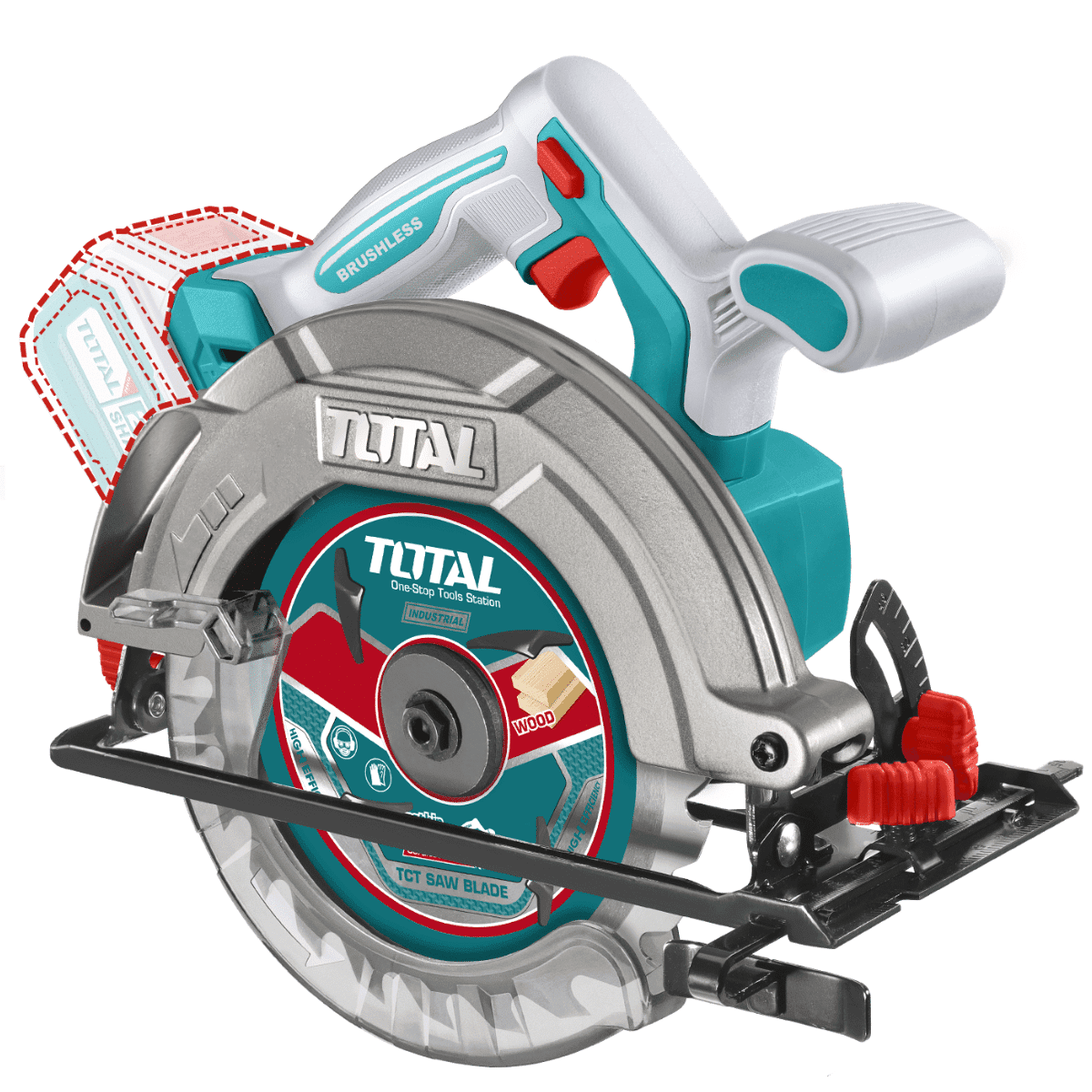 TSLI16521-3 Total Cordless circular saw 20V TSLI16521 - Image 1
