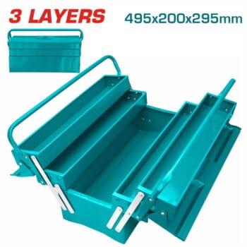 Total Tool box Size:495*200*295mm 3 Layers