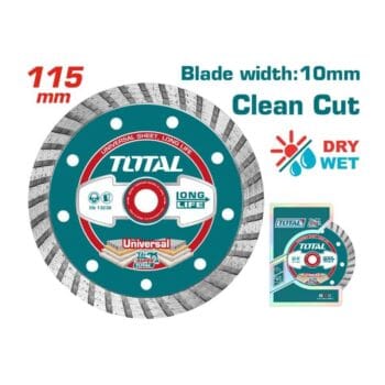 Quality Total Turbo diamond disc 115(4-1/2")X22.2mm