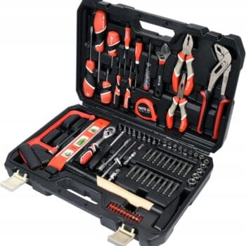 Yato Tool set 1/4" 88 pcs with level