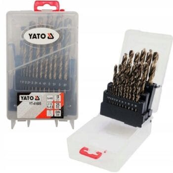 Quality Yato 25pcs co-hss twist drill bit set