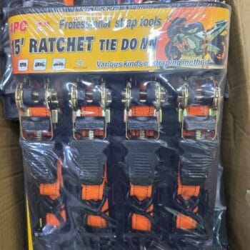 4pcs Ratchet Straps tie down