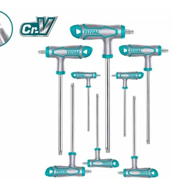 Total 8 Pcs T-handle torx wrench set