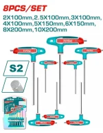 Total 8 Pcs T-handle hex wrench set - Image 3