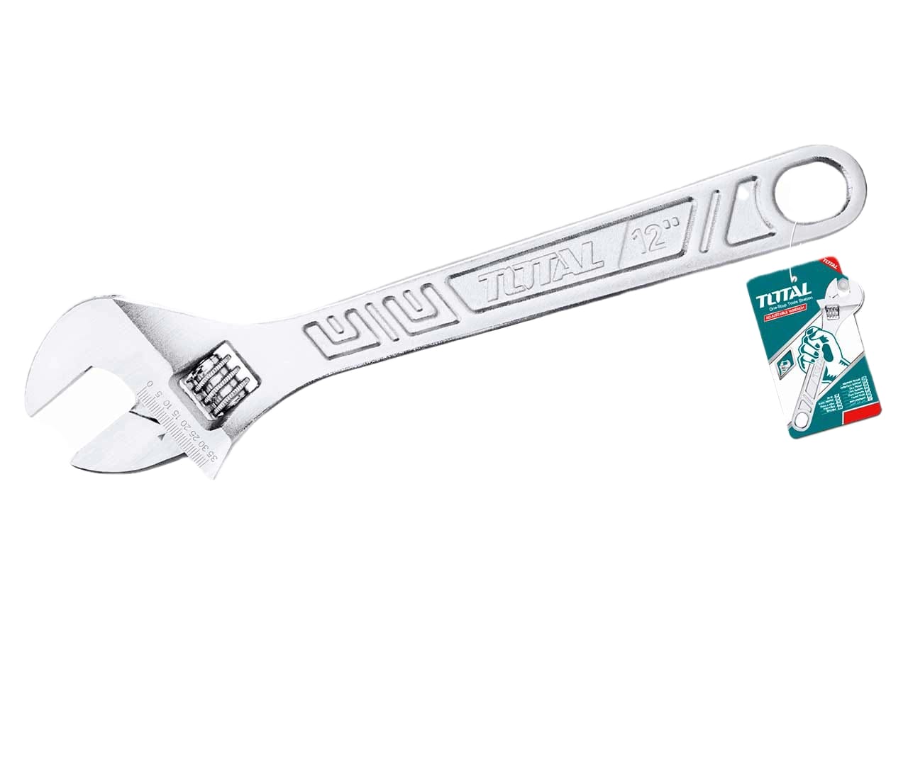 THT1010123 Total Adjustable wrench Length:300mm(12") - Image 1