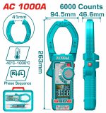 Total Digital AC clamp meter 1200A  6000 counts - Image 3