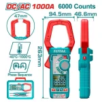 Total DC/AC clamp meter 1000A 6000 counts - Image 3