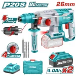 Total Lithium-Ion rotary hammer 26mm 20v - Image 3