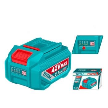 Total Lithium-Ion battery pack Voltage: 42V 2.0Ah
