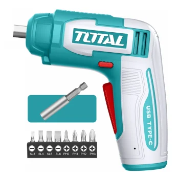 Total Cordless screwdriver Voltage: 4V