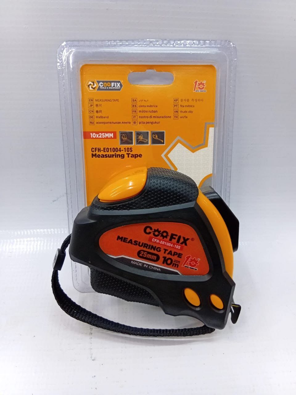 75f3e29f-e6df-4585-a0e1-130ca112d9e2 Coofix tape measure 10 meters 25mm - Image 1