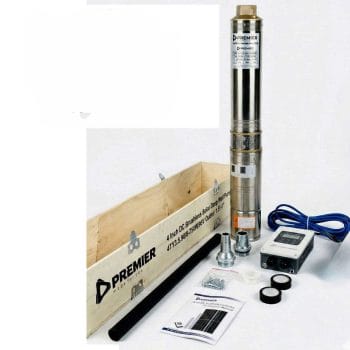 Premier solar dc brushless submersible pump 96V 750W 70M