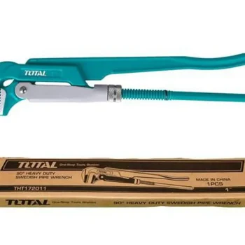 Total 90° heavy duty swedish pipe wrench