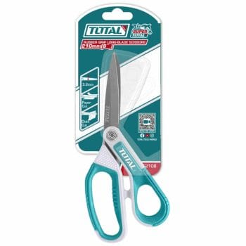 Total Rubber grip long-blade scissors Size：210mm(8")