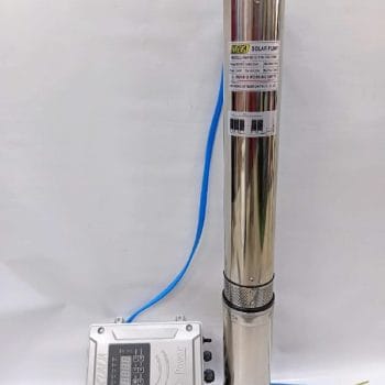 The Kunda 1500W (2.0 HP) Solar Submersible Pump with a 110-meter max head
