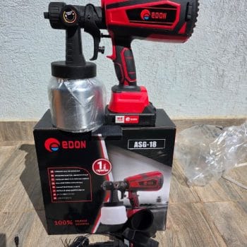 Edon ASG-18 cordless electric paint sprayer.