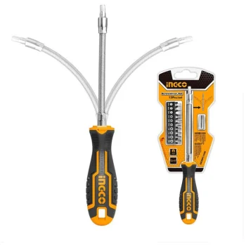 Ingco 12 Pcs flexible shaft screwdriver set