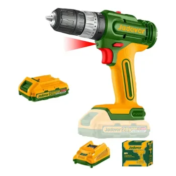 Jadever Compact Brushless Cordless Impact Drill 52Nm 20V