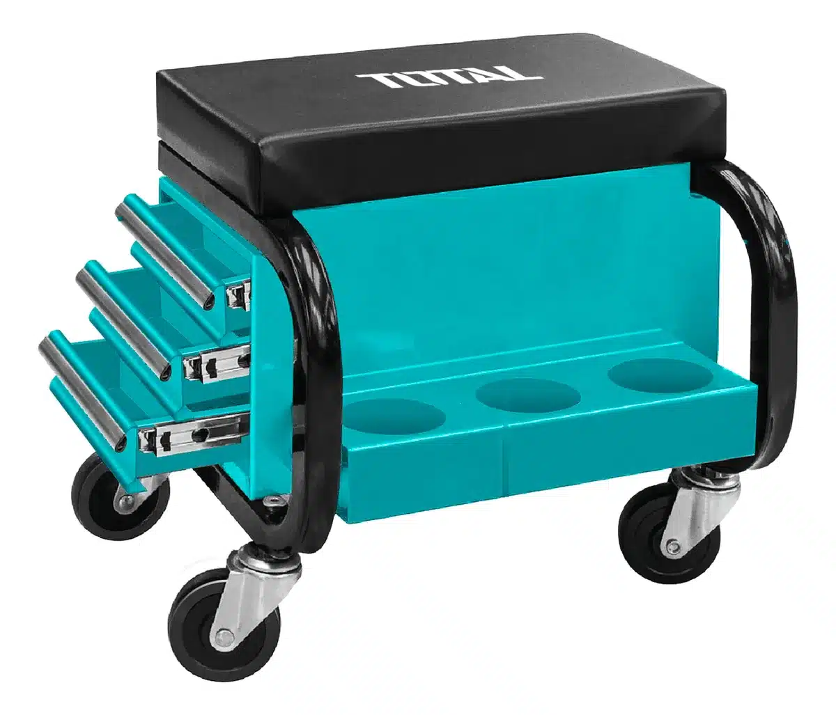 THCS103-1 Total Tool creeper seat 3 side drawers - Image 1